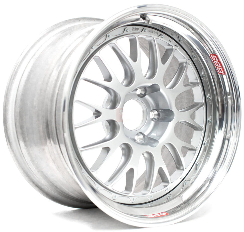 BBS E88 - 18x10 +16 / 18x11 +24 / 5x120 (Race Pocket Center) - Silver (E90 M3 / E92 M3 / E93 M3 Fitment) *Set of 4*