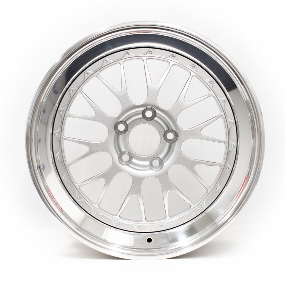 BBS E88 - 18x10 +16 / 18x11 +24 / 5x120 (Race Pocket Center) - Silver (E90 M3 / E92 M3 / E93 M3 Fitment) *Set of 4*